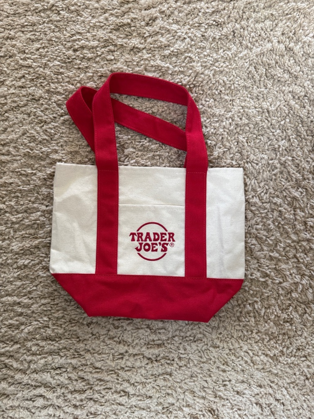 Trader Joe’s Red Mini Tote Bag